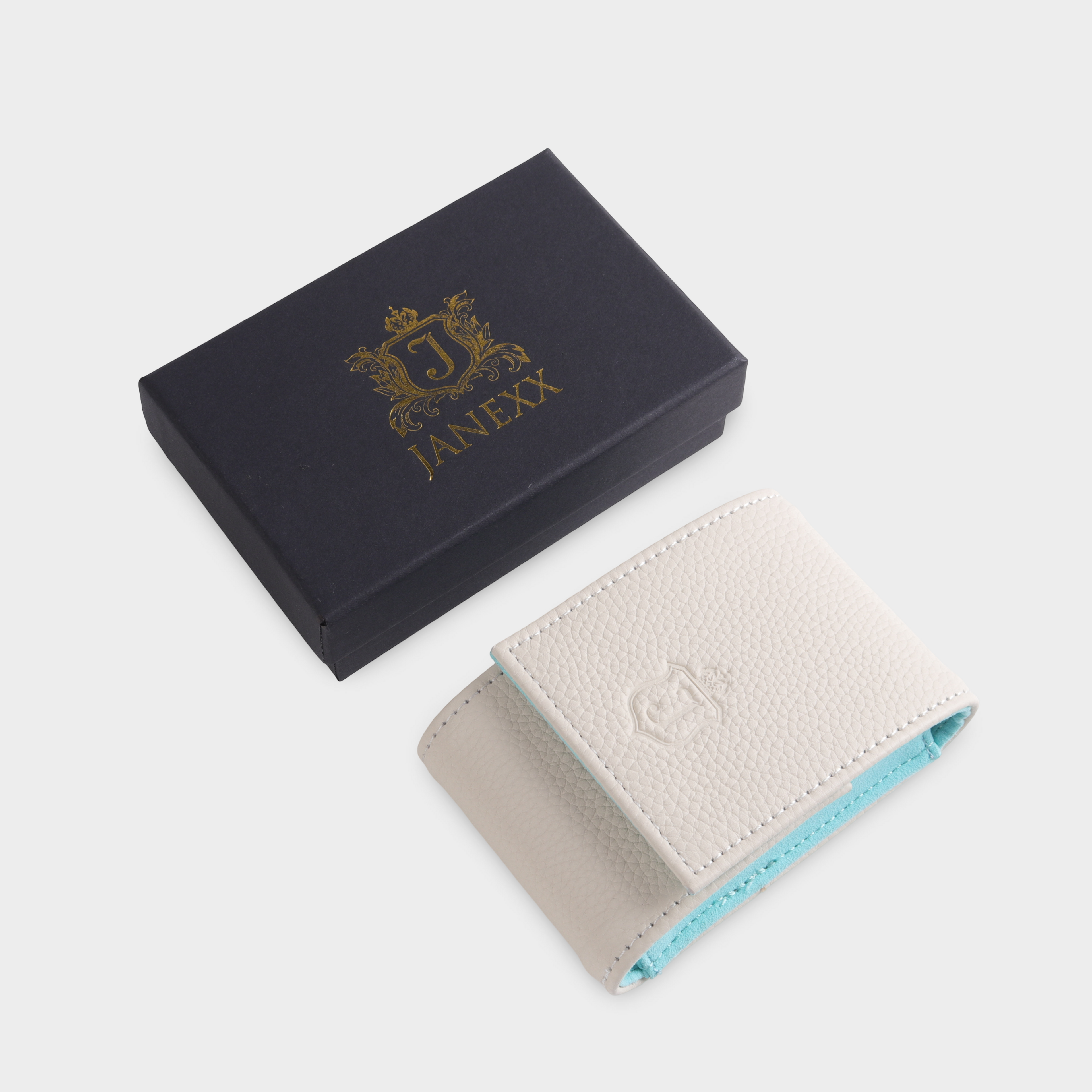 Janexx Premium Leder-Uhrenetui für 1 Uhr - Weiss