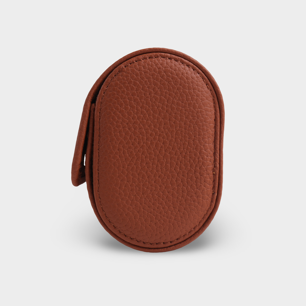 Janexx Premium Leder-Uhrenetui für 2 Uhren - Cognac Braun