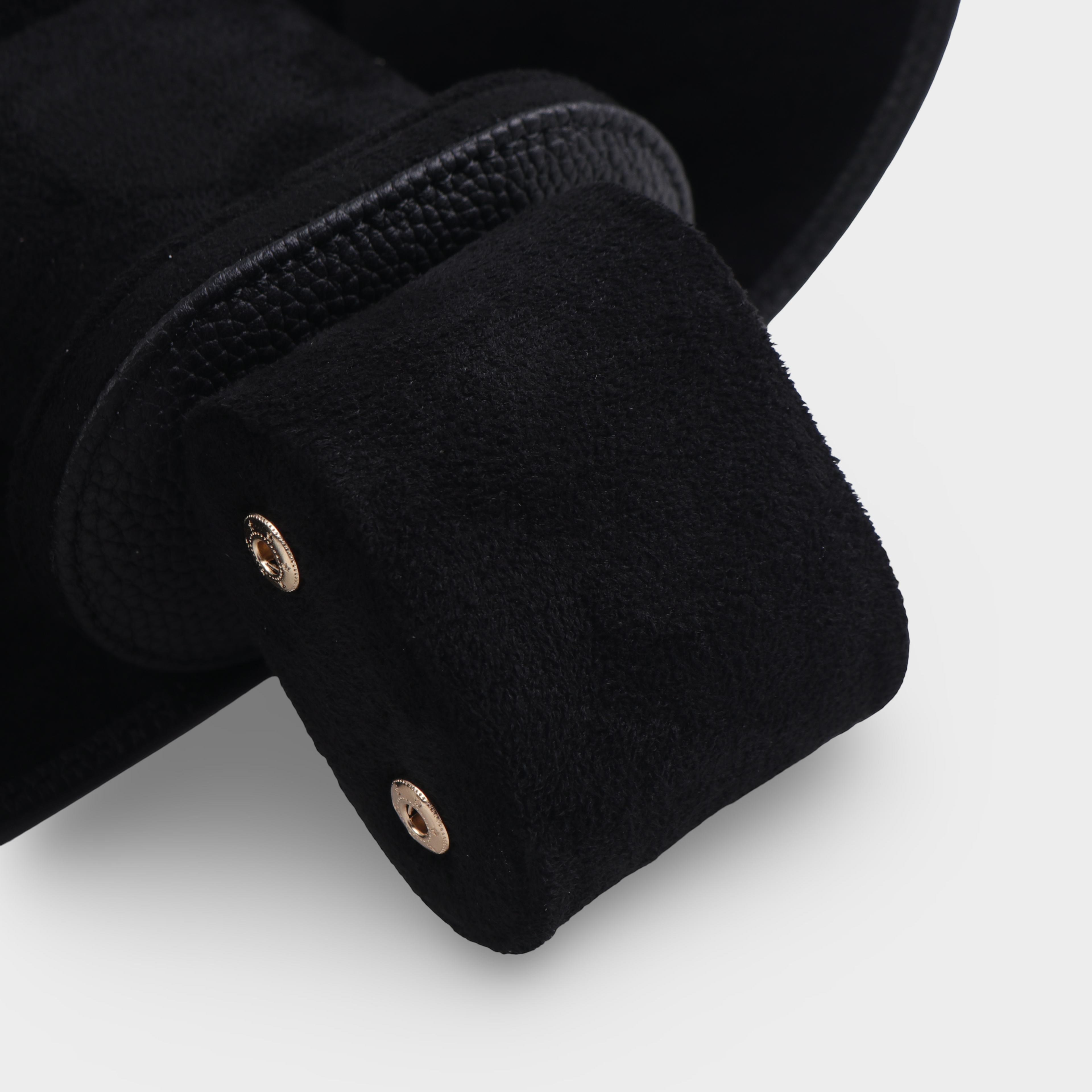 Janexx Premium Leder-Uhrenetui für 2 Uhren - Phantomschwarz